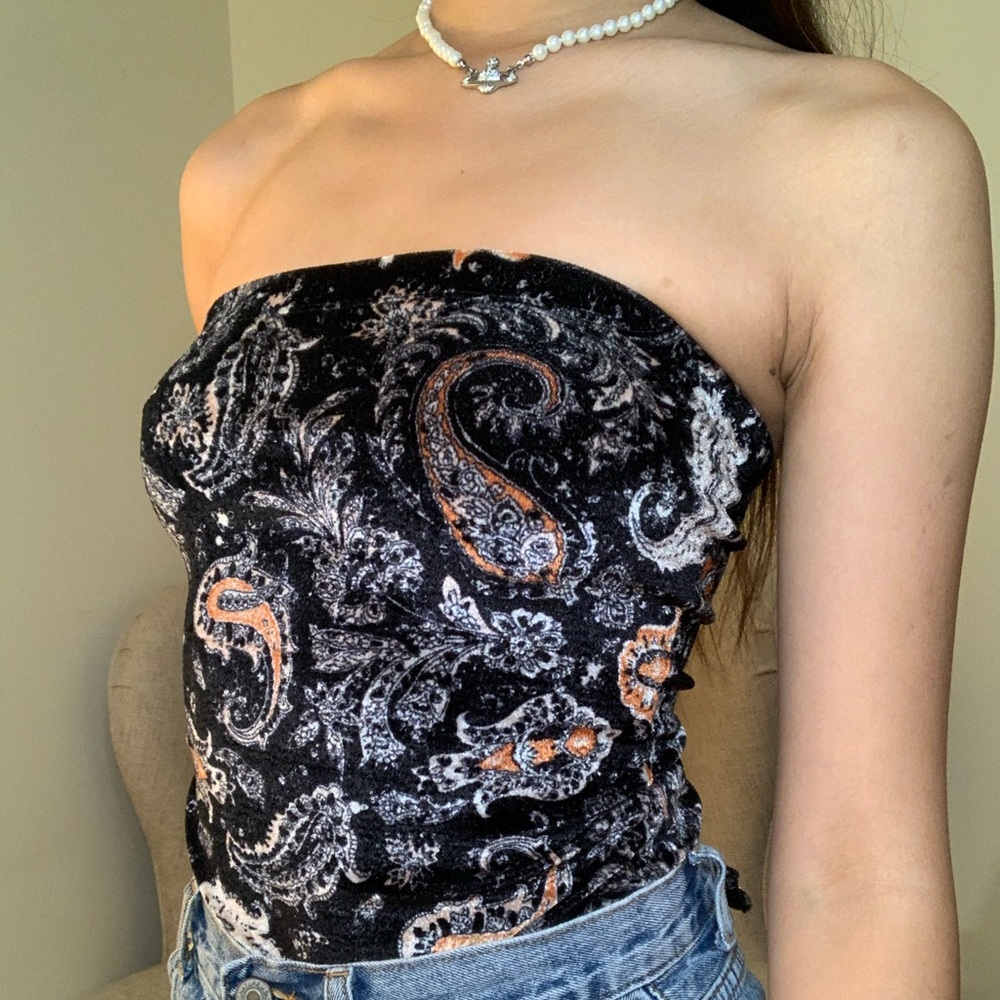 Urban Outfitters Velvet Bodysuit